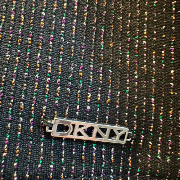 DKNY Puff-Sleeve Lurex Wrap Blouse - Picture 7 of 8